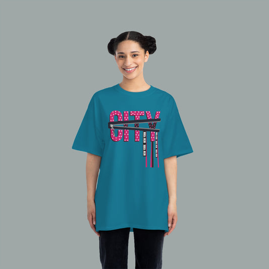 Beefy-T®  Short-Sleeve T-Shirt, Print Now York City, Luxury Design